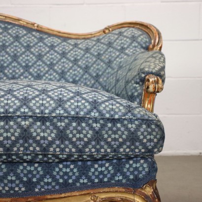 Rococo Style Sofa Wood France XIX Century