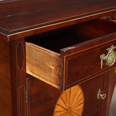 antiquariato, credenza, antiquariato credenza, credenza antica, credenza antica italiana, credenza di antiquariato, credenza neoclassica, credenza del 800,Serpentine Sideboard George III