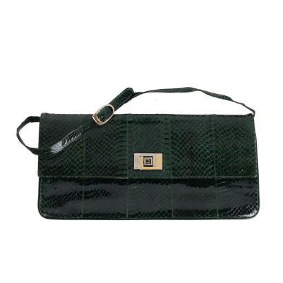 Bolso Vintage en Piel Verde