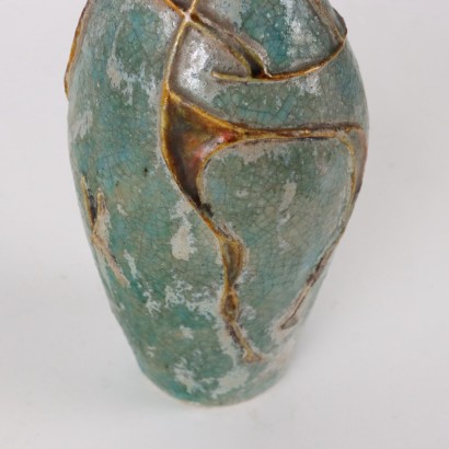 Vase C. Zauli Terre Cuite Italie Années 1950