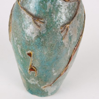 C. Zauli Vase Terracotta Italy 1950s