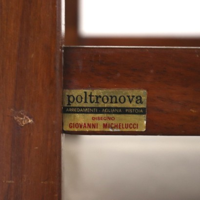 Sedie 'Torbecchia' di Giovanni Michelucci per Poltronova Anni 70