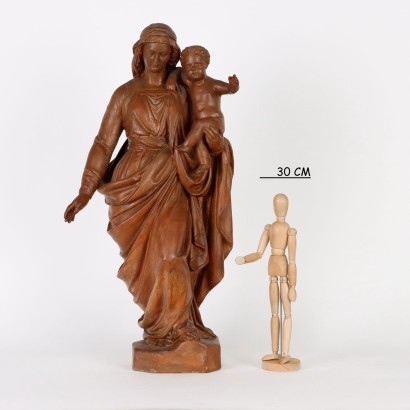 Religious Subject Terracotta Italy XX Century