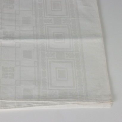 Nappe avec 10 Serviettes Coton Italie XX Siècle