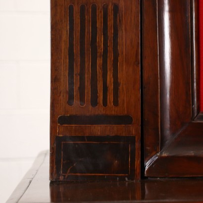 Charles X Bookcase Walnut Italy XIX Century