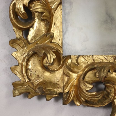 Baroque Mirror Wood Italy XVII-XVIII Century