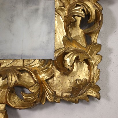 Baroque Mirror Wood Italy XVII-XVIII Century