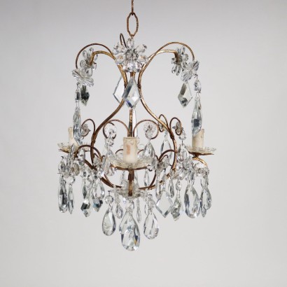 Chandelier Bronze Italy XX Century