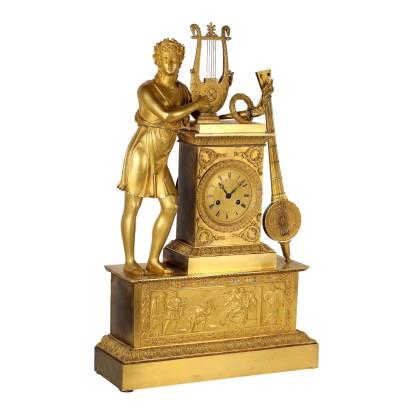 Reloj de Mesa en Bronce Dorado