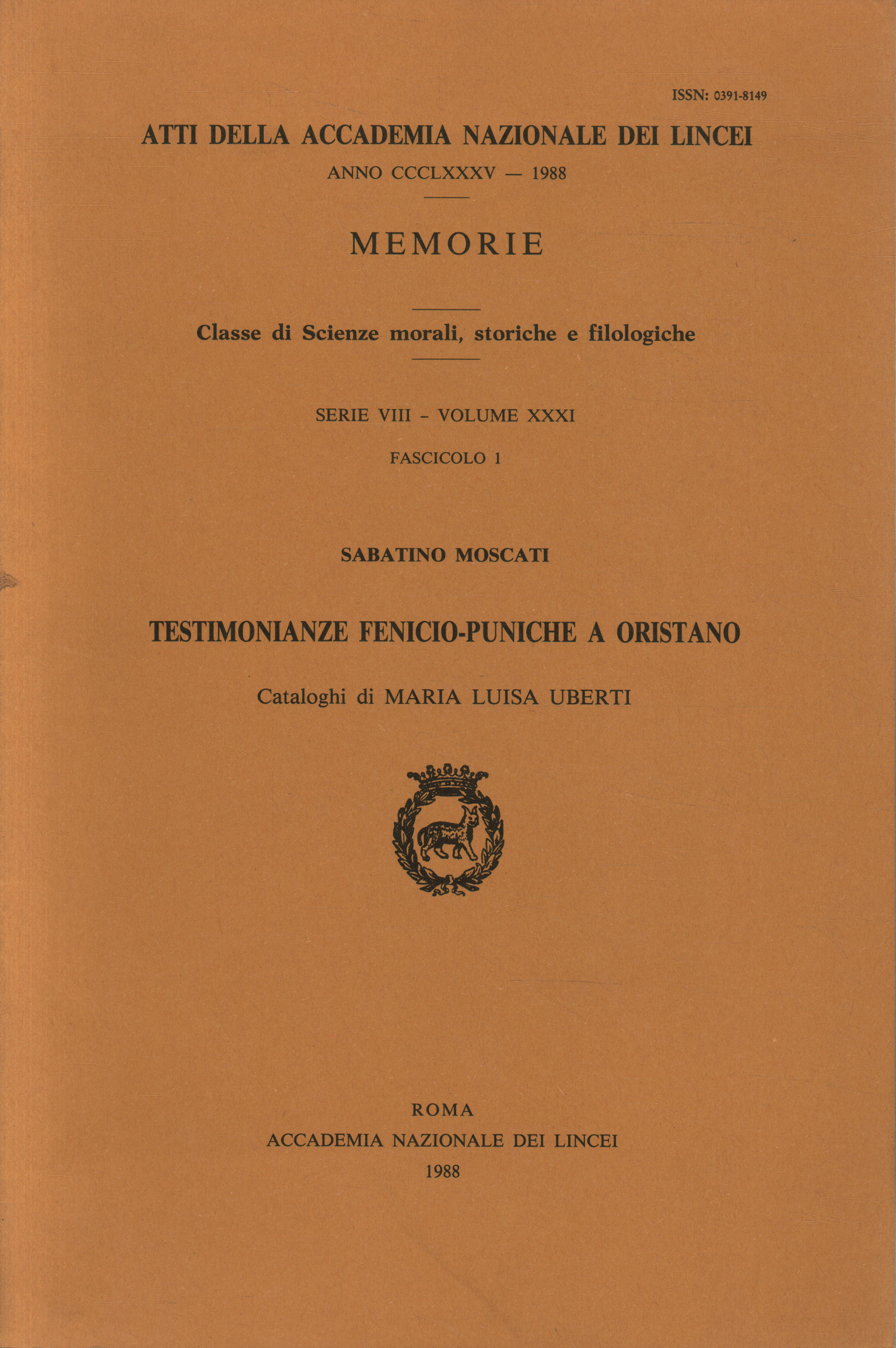 Témoignages phéniciens-puniques à Oristano