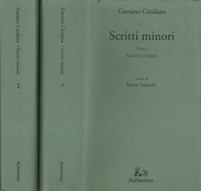 Scritti minori (2 Volumi)