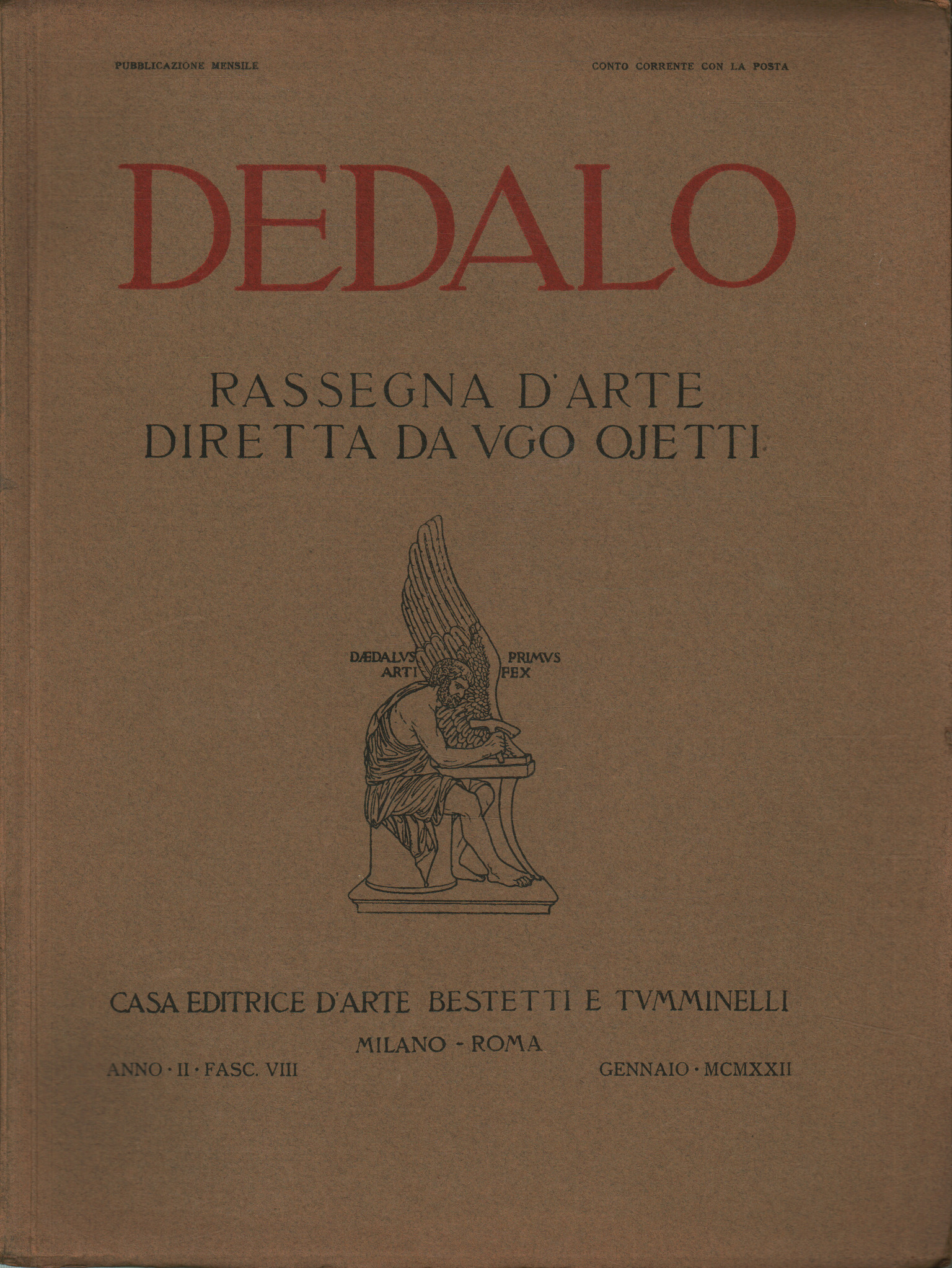 Dedalo. Anno II 1921. Annata completa