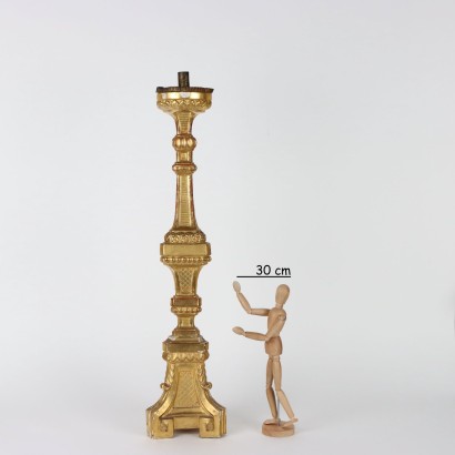 antiquariato, candelabro, antiquariato candelabro, candelabro antico, candelabro antico italiano, candelabro di antiquariato, candelabro neoclassico, candelabro del 800,Torciere in Legno Intagliato