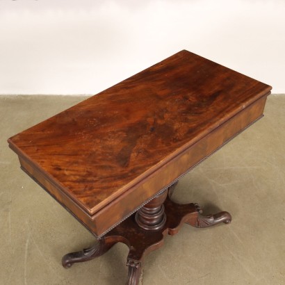 Game Table Mahogany Italy XIX Century