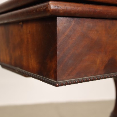 Game Table Mahogany Italy XIX Century