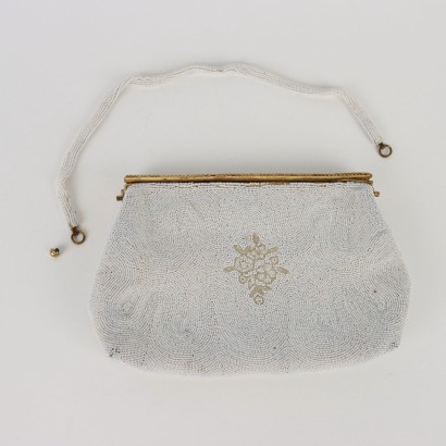 Sac à Main Vintage Paillettes France Années 1950