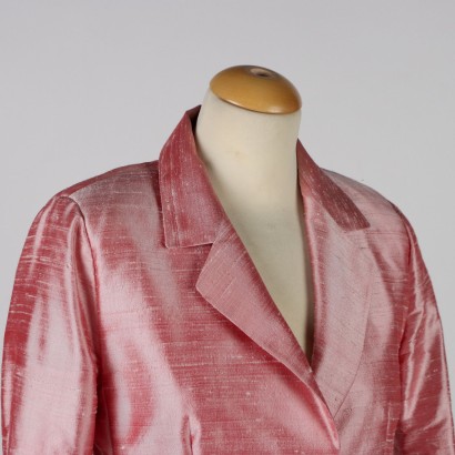 moda vintage, traje vintage, shantung, seda, 60s, milan vintage, vintage 60s, Pink Vintage Suit