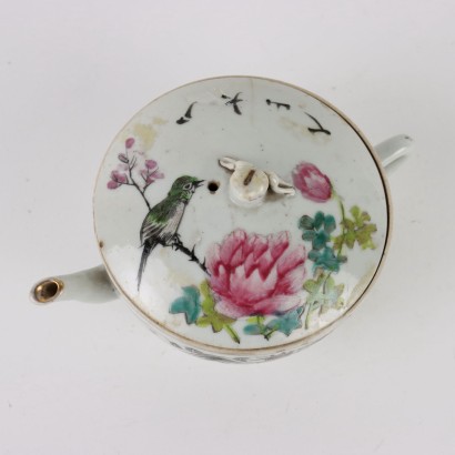 Théière Porcelaine Chine XIX Siècle