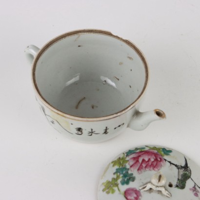 Théière Porcelaine Chine XIX Siècle