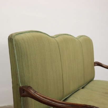 antigüedades, sofas, sofas antiguos, sofas antiguos, sofas italianos antiguos, sofa antiguo, sofa neoclasico, sofa siglo XIX, sofa barroco nogal