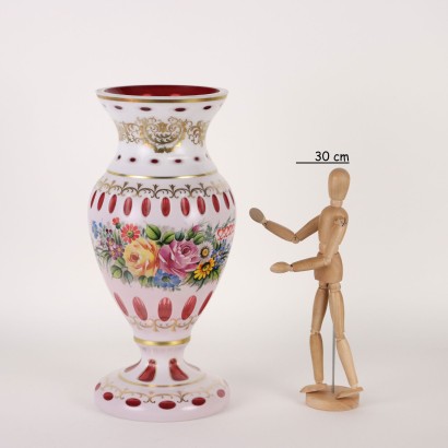 Vase en Cristal de Bohême Moser Tschécoslovaquie XX Siècle