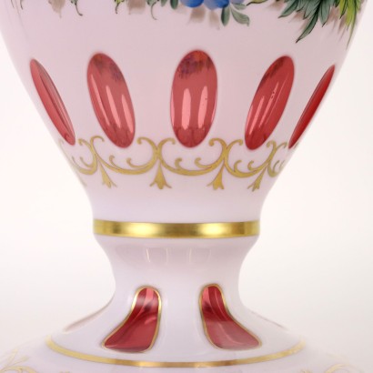 Vase en Cristal de Bohême Moser Tschécoslovaquie XX Siècle