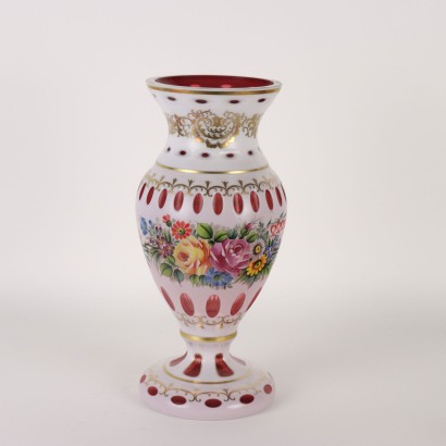 Vase en Cristal de Bohême Moser Tschécoslovaquie XX Siècle