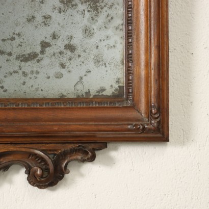 Miroir Style Baroque Verre Italie XIX Siècle