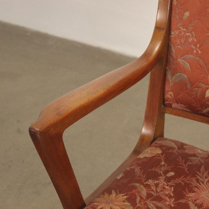 Armchair Mahogany Italy 1950s