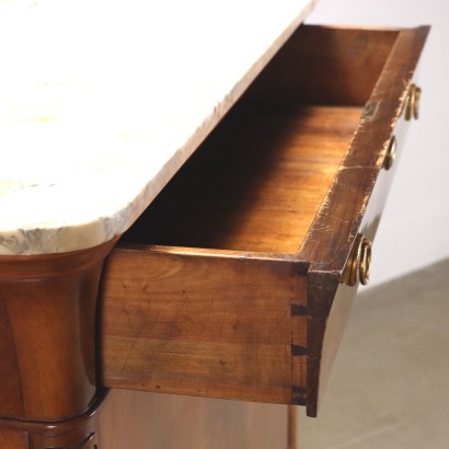 Secrétaire Louis Philippe Walnut Italy XIX Century