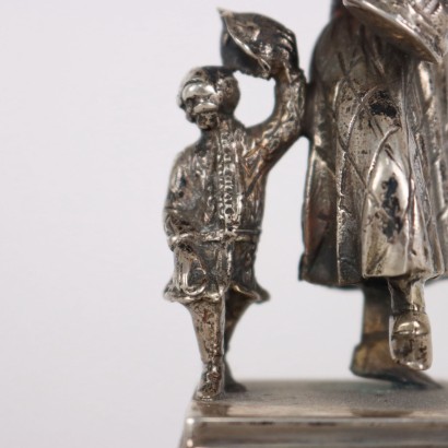 Pair of Silver Figures Italy XIX Century