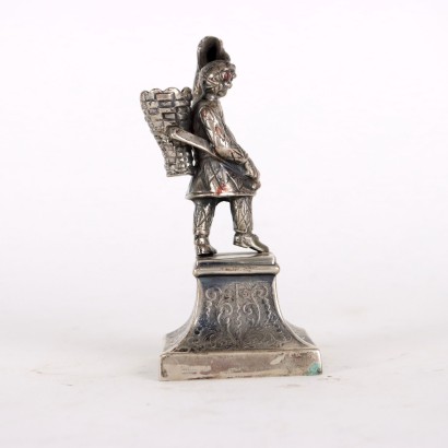 Pair of Silver Figures Italy XIX Century