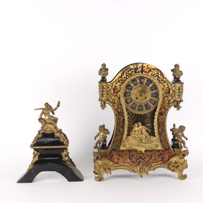 Boulle Style Clock Bronze Europe XIX Century