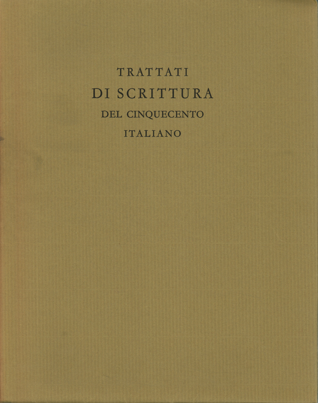 Trattati di scrittura del Cinquecento it