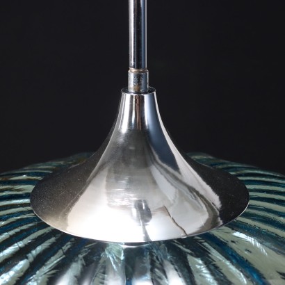 Ceiling Lamp Glass Italy 1970s