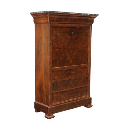 Eclectic Sécretaire Walnut France XIX Century