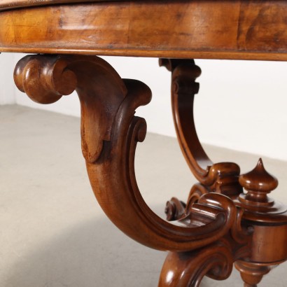 Louis Philippe Table Mahogany Italy XIX Century