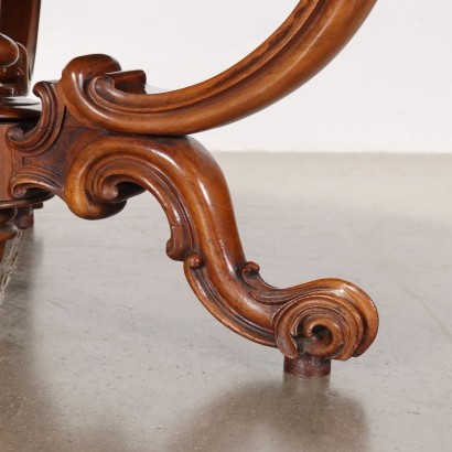 Louis Philippe Table Mahogany Italy XIX Century