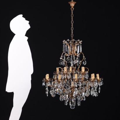 Chandelier Glass Italy XX Century