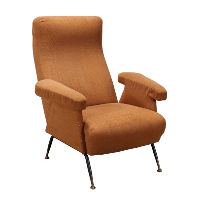 Fauteuil Tissu Italie Années 1950-1960