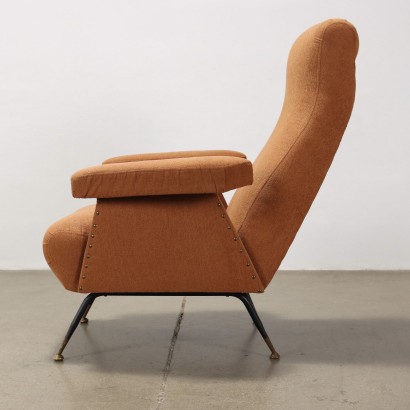 Fauteuil Tissu Italie Années 1950-1960