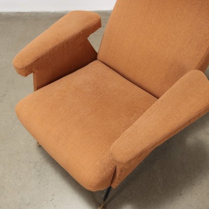 Fauteuil Tissu Italie Années 1950-1960