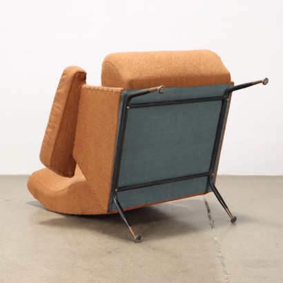 Fauteuil Tissu Italie Années 1950-1960