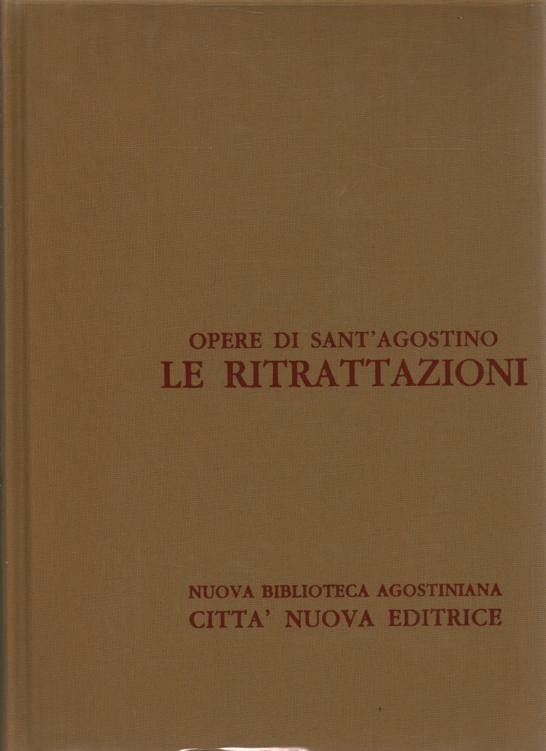 Opere di Sant'Agostino. Le ritr