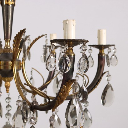 Chandelier Restoration Glass Italy XX Century