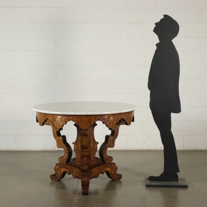 Table Charles X Noyer Italie XIX Siècle