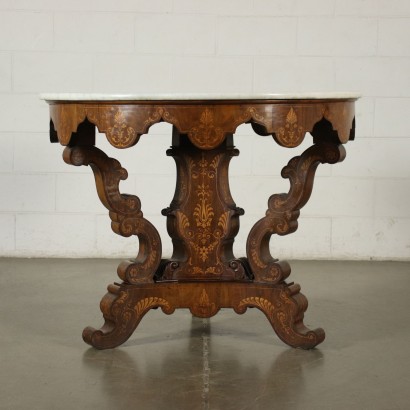 Table Charles X Noyer Italie XIX Siècle