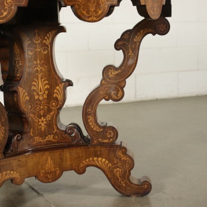 Table Charles X Walnut Italy XIX Century