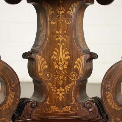 Table Charles X Walnut Italy XIX Century