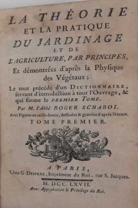 La théorie et la pratique du jardin